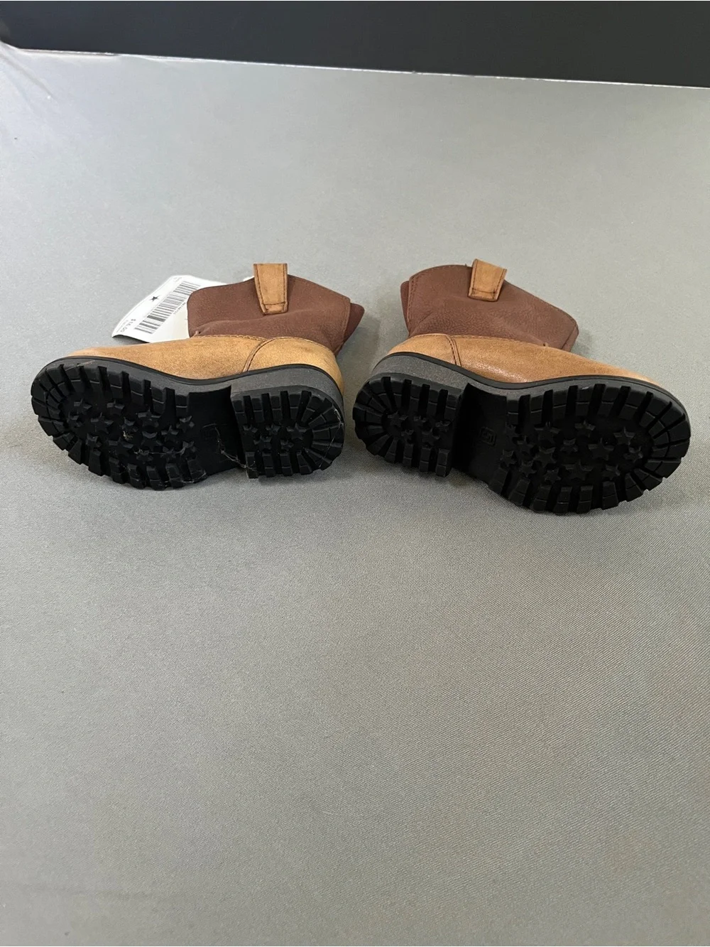Target Kids Brown Two-Tone Pull-On Western Boots
